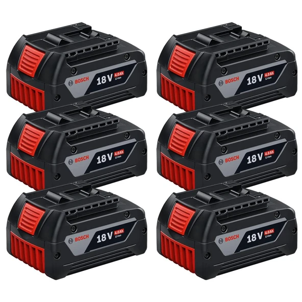 Bosch GBA 18V 4.0 Ah Kartuş Akü x6 ürün görseli 1