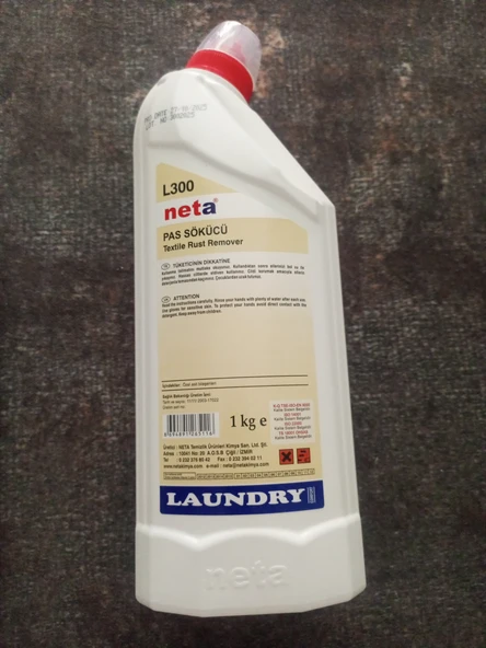 NETA TEKSTİL PAS KİR SÖKÜCÜ 1KG - Resim 3