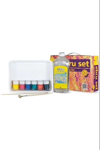 Artdeco Mini Ebru Seti 6 Renk LV-Y-016-ES6 ürün görseli 1
