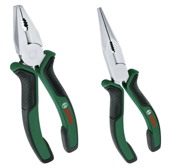 Bosch 2 Parça 180 mm Kargaburun Pense Seti - Resim 2