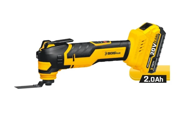 # 20V 2AH AKÜLÜ MULTİ-TOOLS ÇOK YÖNLÜ KESİCİ - SGS ürün görseli 1