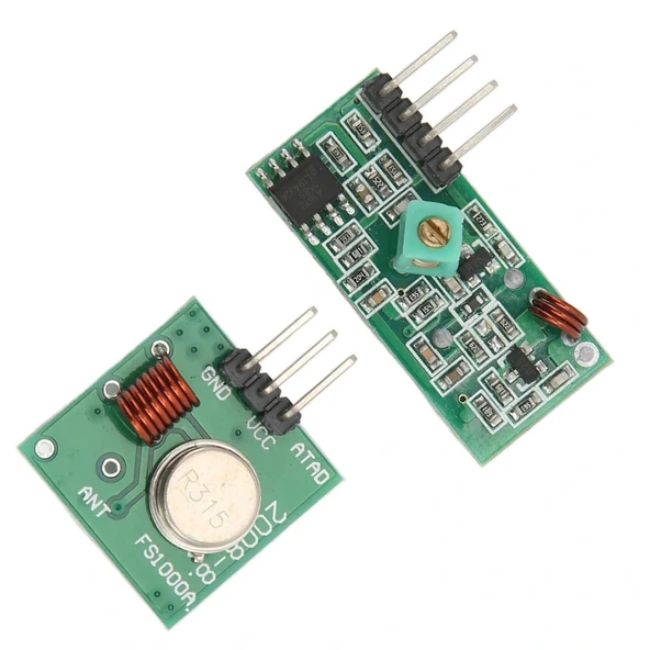 433 Mhz RF Kablosuz Alıcı Verici Transmitter Receiver ürün görseli 1
