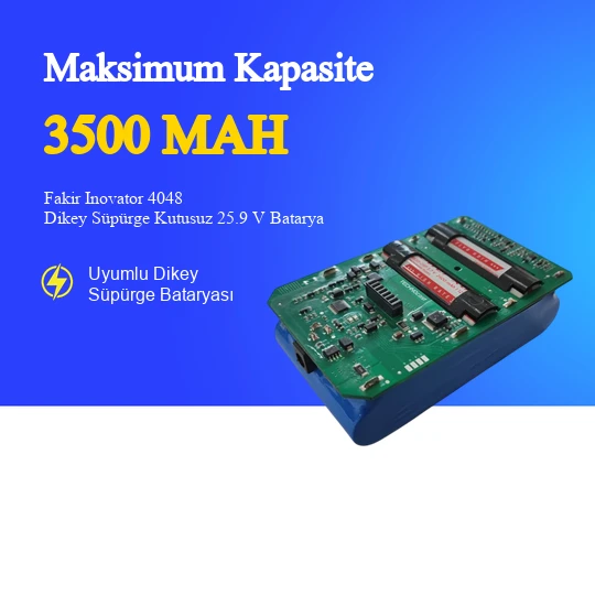 Fakir Inovator 4048 Dikey Süpürge Kutusuz 3500 mAh Batarya ürün görseli 1