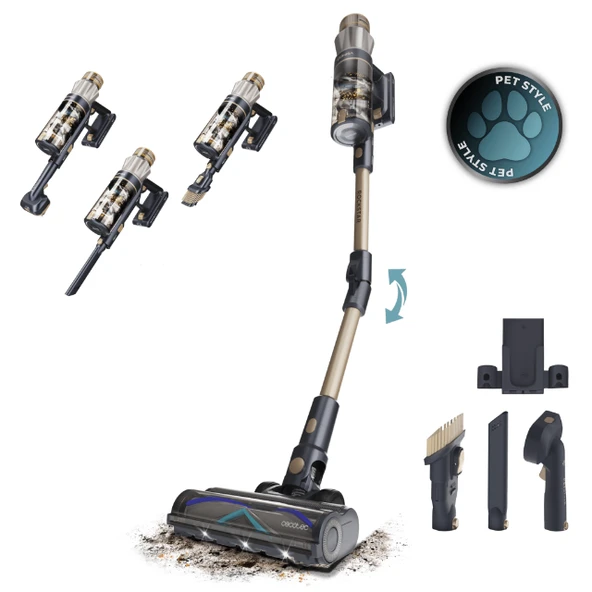 Conga Rockstar RS90 Pet Flex Kablosuz Dikey Süpürge Şarjlı Süpürge ürün görseli 1