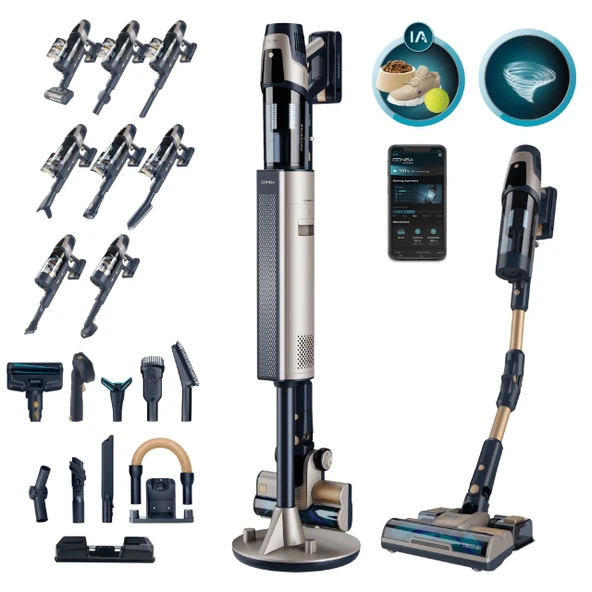 Conga Rockstar Rz90 Ai Aquapet Flex Connected Kablosuz Dikey Süpürge ürün görseli 1