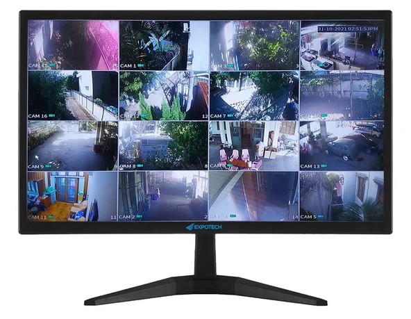 Expotech EXM-190HVS  19" Kumandalı  Full Hd 1080P Multimedya Destekli Monitör ürün görseli 1