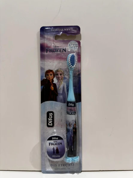 DİFAŞ DİSNEY  LİSANSLI FROZEN 4-7 YAŞ ÇOCUK DİŞ FIRÇASI ürün görseli 1