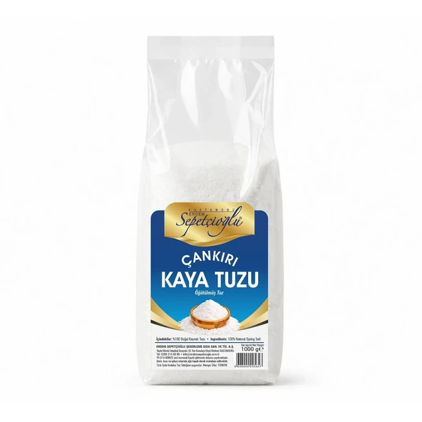Sepetçioğlu yöresel Sepetçioğlu Kastamonu Kaya Tuzu (Öğütülmüş) 1000G ürün görseli 1