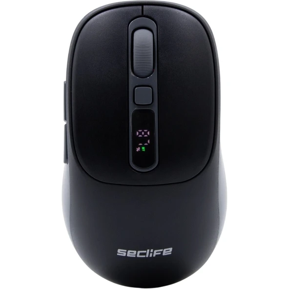SECLIFE SC-400 Kablosuz Sessiz Mouse Siyah ürün görseli 1