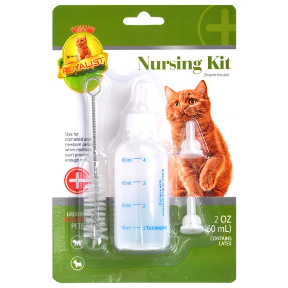 Yavru Kedi Köpek Biberon Seti 60 ml (WB-27325) ürün görseli 1