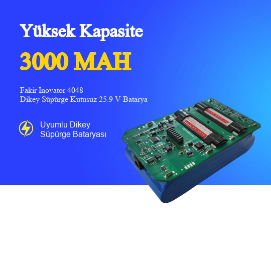Fakir Inovator 4048 Dikey Süpürge Kutusuz 3000 mAh Batarya ürün görseli 1