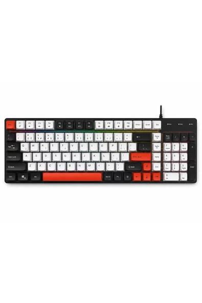 Jedel K30P USB Kablolu Aydınlatmalı Gaming Oyuncu ve Ofis Klavyesi  Kompakt Tasarım ürün görseli 1