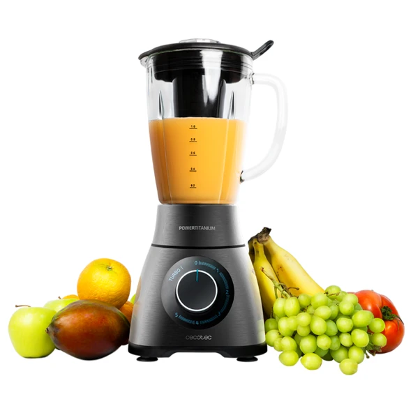 Power Black Titanium 2500Max Perfectmix Smoothie Blender Güçlü Bıçaklı Blender ürün görseli 1