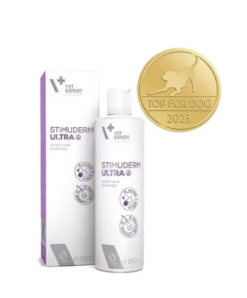 VetExpert Stimuderm Ultra Long Hair Dog Şampuan 250 ml - Yoğun Tüy Bakım ve Dökülme Önleyici ürün görseli 1