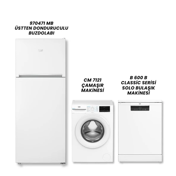 970471 MB - CM 7121 ÇAMAŞIR MAKİNASI - B 600 B BULAŞIK ürün görseli 1