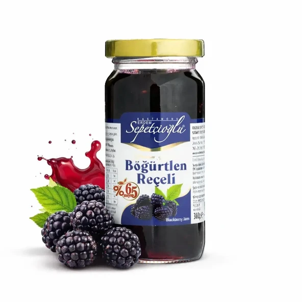 Sepetçioğlu yöresel Sepetçioğlu Kastamonu Böğürtlen Reçeli 300G ürün görseli 1