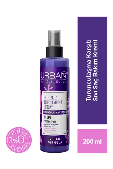 Urban Care Mor Turunculaşma Karşıtı Sıvı Saç Bakım Kremi Vegan 200 ml ürün görseli 1