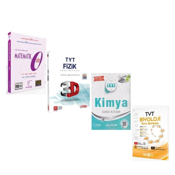 TYT Başlangıç Seti Sayısal 4 Kitap Set ürün görseli 1
