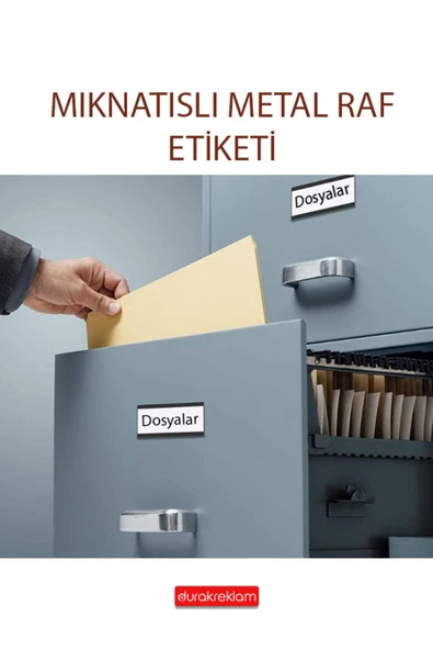 Mıknatıslı raf etiketi - Resim 3