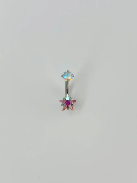 Yıldız Detaylı Göbek Piercing - Pg0029 ürün görseli 1