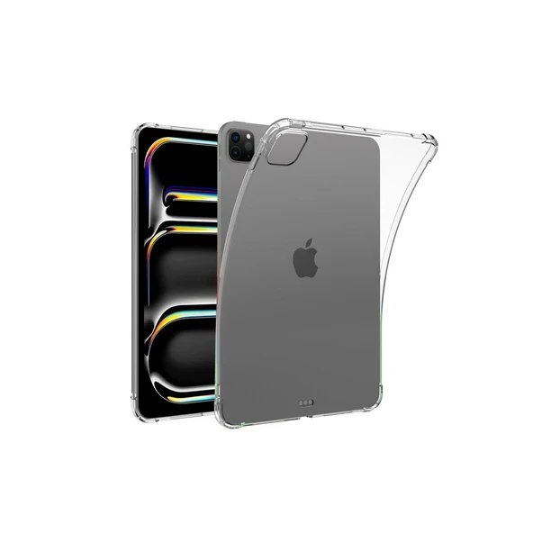 Apple İpad Pro 11 (2024) Kılıf Anti Shock Tablet Silikon - Şeffaf ürün görseli 1