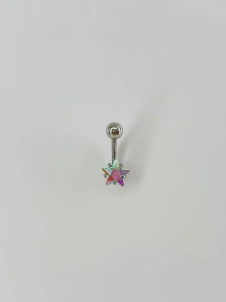 Yıldız Detaylı Göbek Piercing - Pg0014 ürün görseli 1