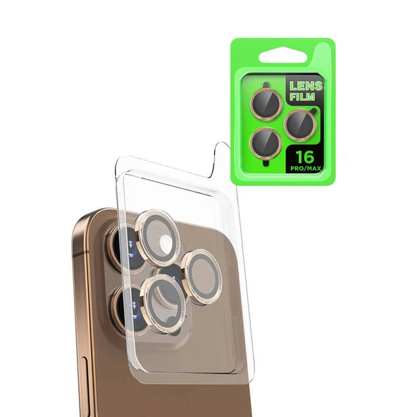 Apple İphone 16 Pro Max Raze Metal Kamera Lens - Desert ürün görseli 1