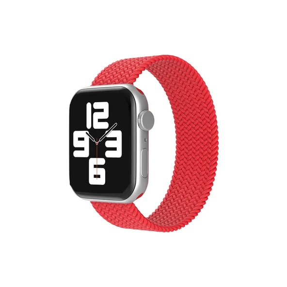 Apple Watch 38mm Ayarlı Solo Silikon Kordon (SAAT DEĞİLDİR) - Kırmızı ürün görseli 1