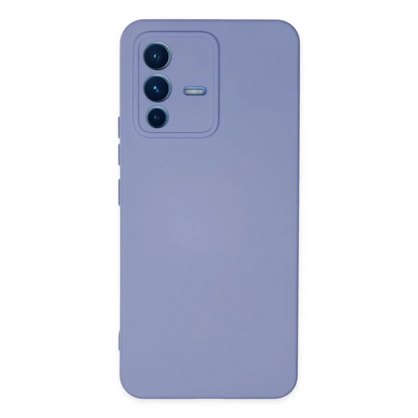 Vivo V23 5g Kılıf Nano İçi Kadife Silikon - Lila ürün görseli 1
