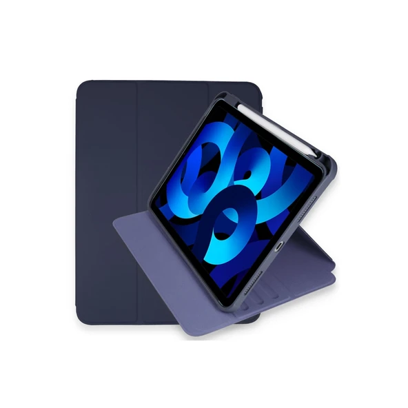 Apple İpad Pro 11 (2021) Kılıf Ling 360 Kalemlikli Tablet Kılıf - Lacivert ürün görseli 1