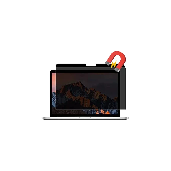 Apple Macbook Air 13.3 Macbook Manyetik Hayalet Ekran Koruyucu - Siyah ürün görseli 1