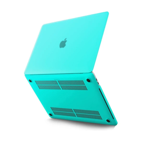 Apple Macbook Pro 13 2020 Macbook Buzlu Kapak - Yeşil ürün görseli 1