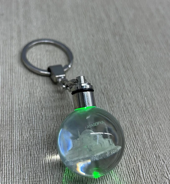 Ledli Ayasofya Tasarımı Kristal Anahtarlık Alk3803 ürün görseli 1