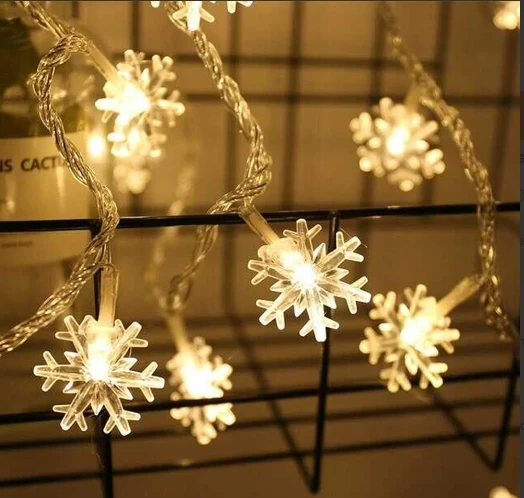 Kar Tanesi 5m 28 Led Gün Işığı Kar Tanesi:4cm Mz-16-18 ürün görseli 1