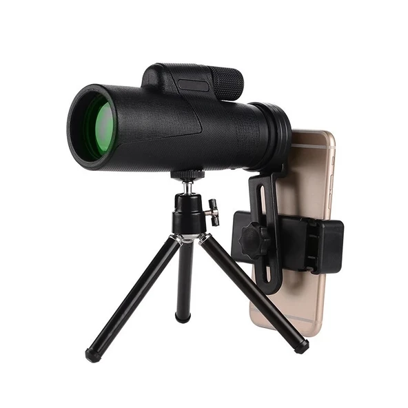 10x42 Tek Gözlü Teleskop Dürbün – Süper Zoomlu – Tripod Ayaklı – 1000m/56m ürün görseli 1