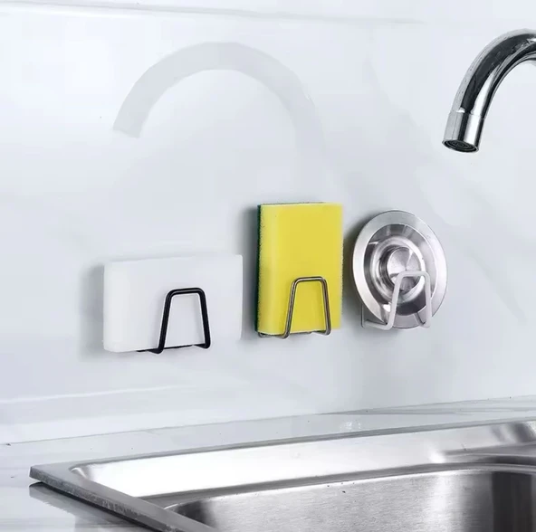Kendinden Yapışkanlı Çelik Drenaj Rafı , Askı - Resim 3