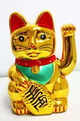 Şanslı Kedi 9,8*9,8*15,5 Cm ürün görseli 1
