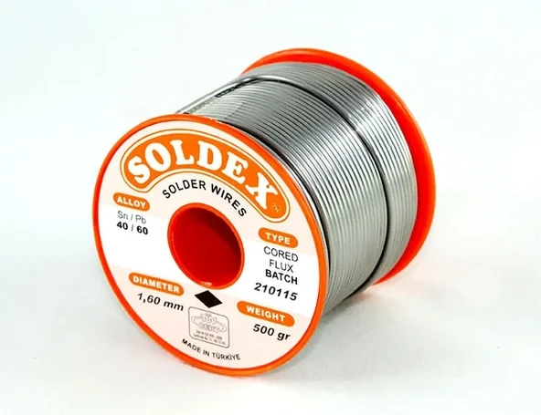 40-60 Lehim Teli 500 Gr 1.2 Mm - Sn:40 / Pb:60 ürün görseli 1
