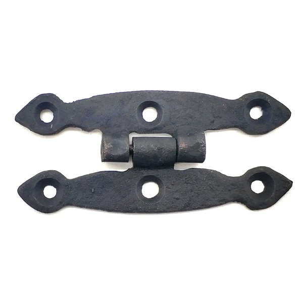 Antika Tarz Dekoratif Pirinç Dar Menteşe - 75x39 Mm, Oksit ürün görseli 1