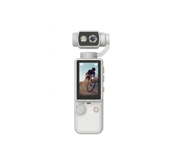 Q8 4k Ultra Hd Taşınabilir Vlog Spor Ve Aksiyon Kamerası 2.0’’ Döndürülebilir Ips Ekran Beyaz ürün görseli 1