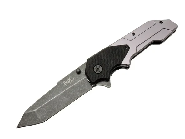 Fox A9 Gri Tanto Kamp Çakı 21cm- Yarı Otomatik, Kemerlikli ürün görseli 1