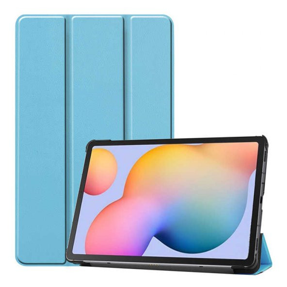 Galaxy Tab S7 FE LTE (T737-T736-T733-T730) Smart Cover Standlı 1-1 Tablet Kılıf ürün görseli 1