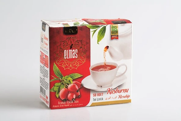 Elmas Sammey Kuşburnu Aromalı Toz İçecek - Tek İçimlik ürün görseli 1