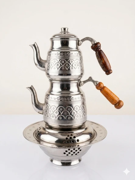 Elmas Sultan Küçük Boy Semaver Takımı ürün görseli 1