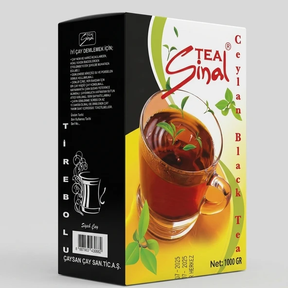 Sinal Tea Ceylan Black Tea 1000 Gr. ürün görseli 1