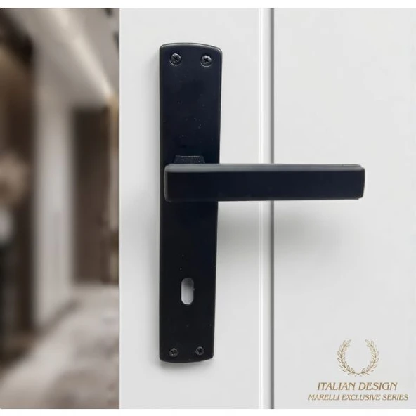 Marelli LUSSO BLACK siyah renkli AYNALI 1. KALİTE kapı kolu ürün görseli 1