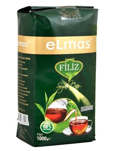 Elmas Çay Filiz Siyah Çay Bergamotlu 1000 Gr. ürün görseli 1