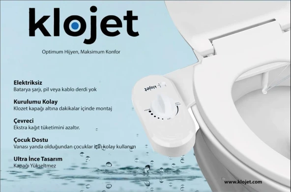 Klojet Yeni Nesil Klozet Taharet Aparatı ürün görseli 1