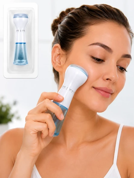 140 Iğneli Serum Hazneli Dermaroller – 0-3 mm Ayarlı Dermaroller Mikro Iğneli Saç, Cilt ve Vücut Bakım Aparatı ürün görseli 1