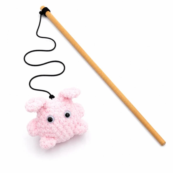 Kedi Oltası - Dawcat - Tavşan Figürlü - Açık Pembe ürün görseli 1